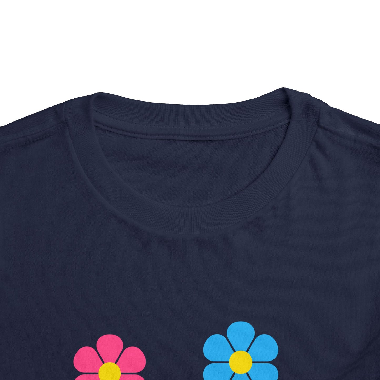 Girls' Smiley Cute Toddler Flower Tee - 10 colors