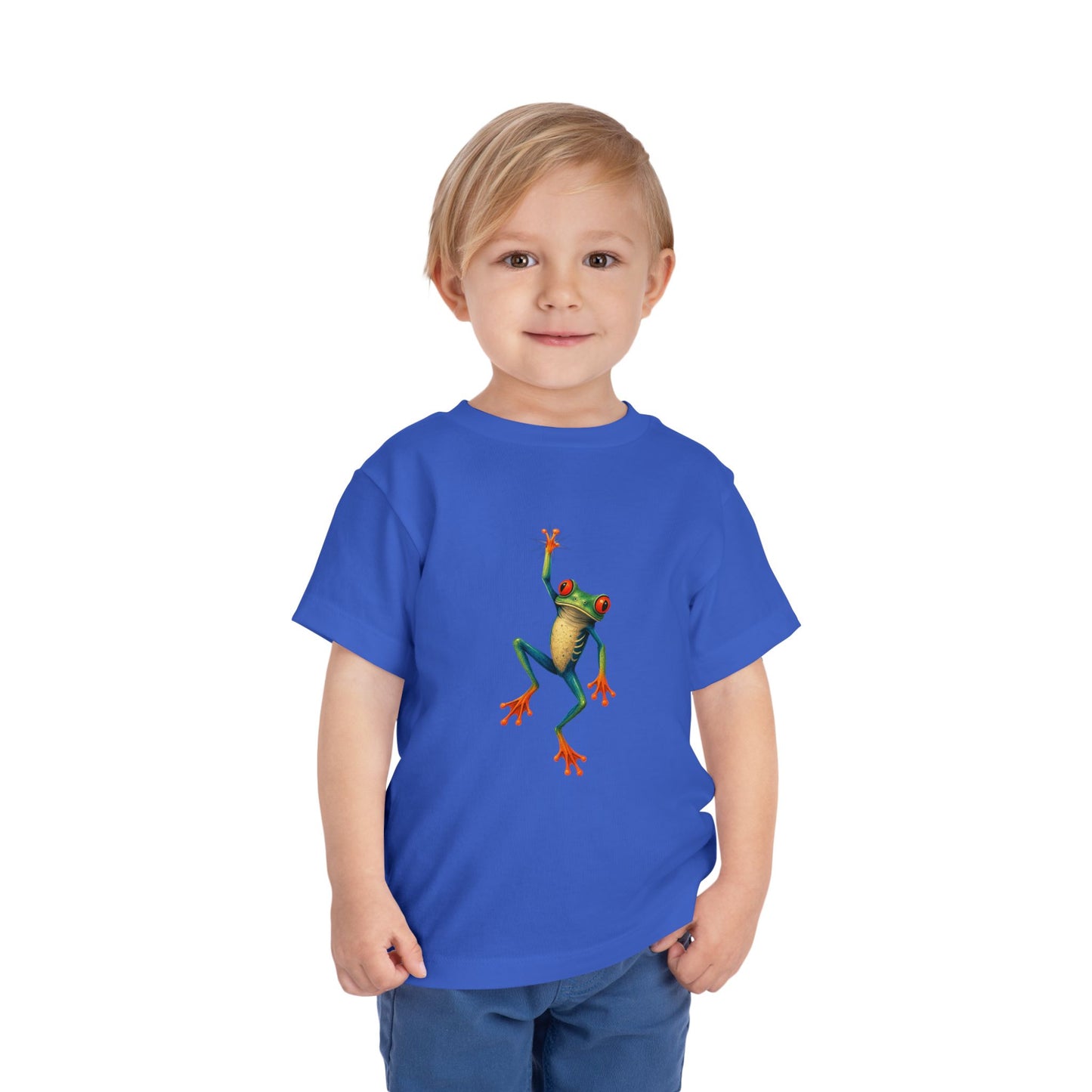 Hang on Froggy Cute Toddler Tee - 9 colors