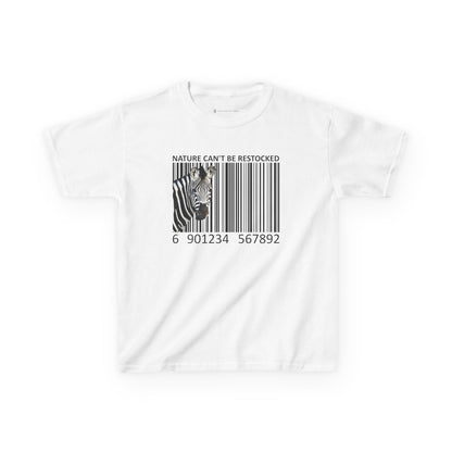 Kids' Nature Can't Be Restocked Zebra T-shirt - 10 colors