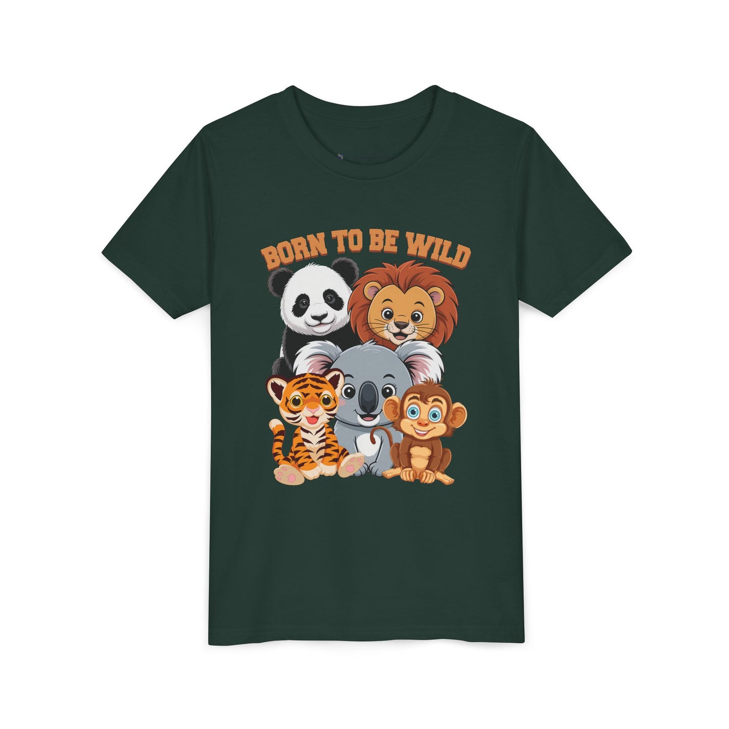 Born to Be Wild Animal Friends Kids T-Shirt