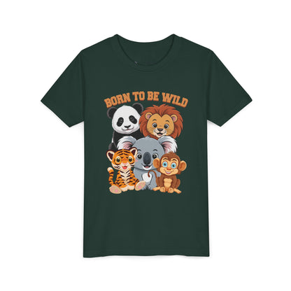Born to Be Wild Animal Friends Kids T-Shirt