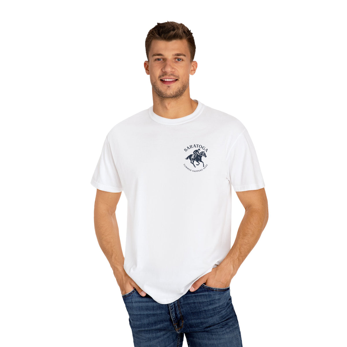 Saratoga Summer Happens Here T-Shirt - 10 colors