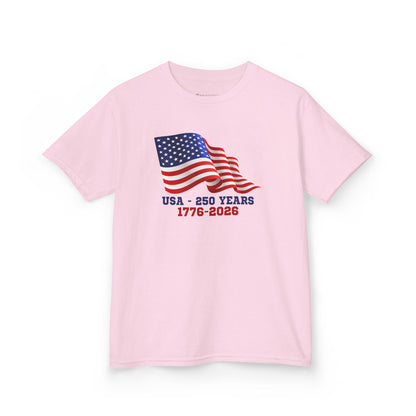 Kids' USA 250 Years Birthday 1776-2026 T-shirt - 15 colors