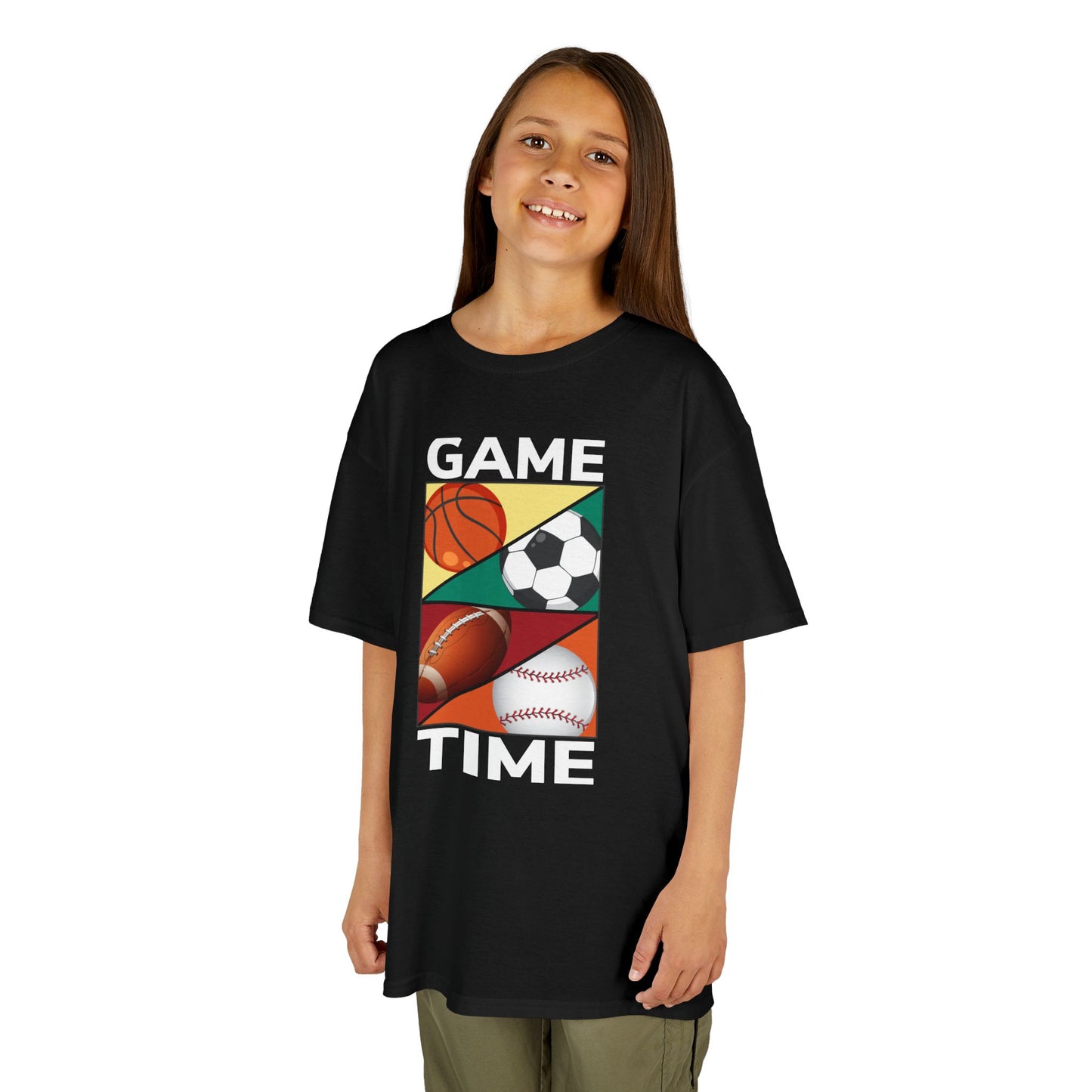 Kids' Sports Game Time T-Shirt - 16 colors