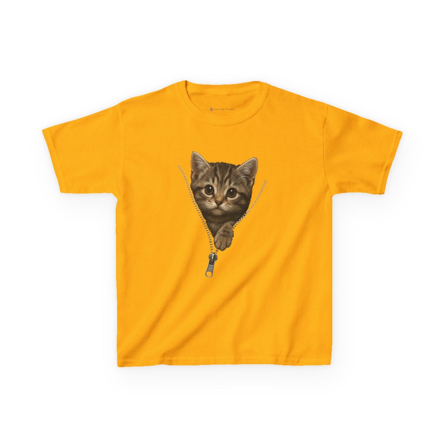 Kids' Peeking Kitten T-shirt - 14 colors