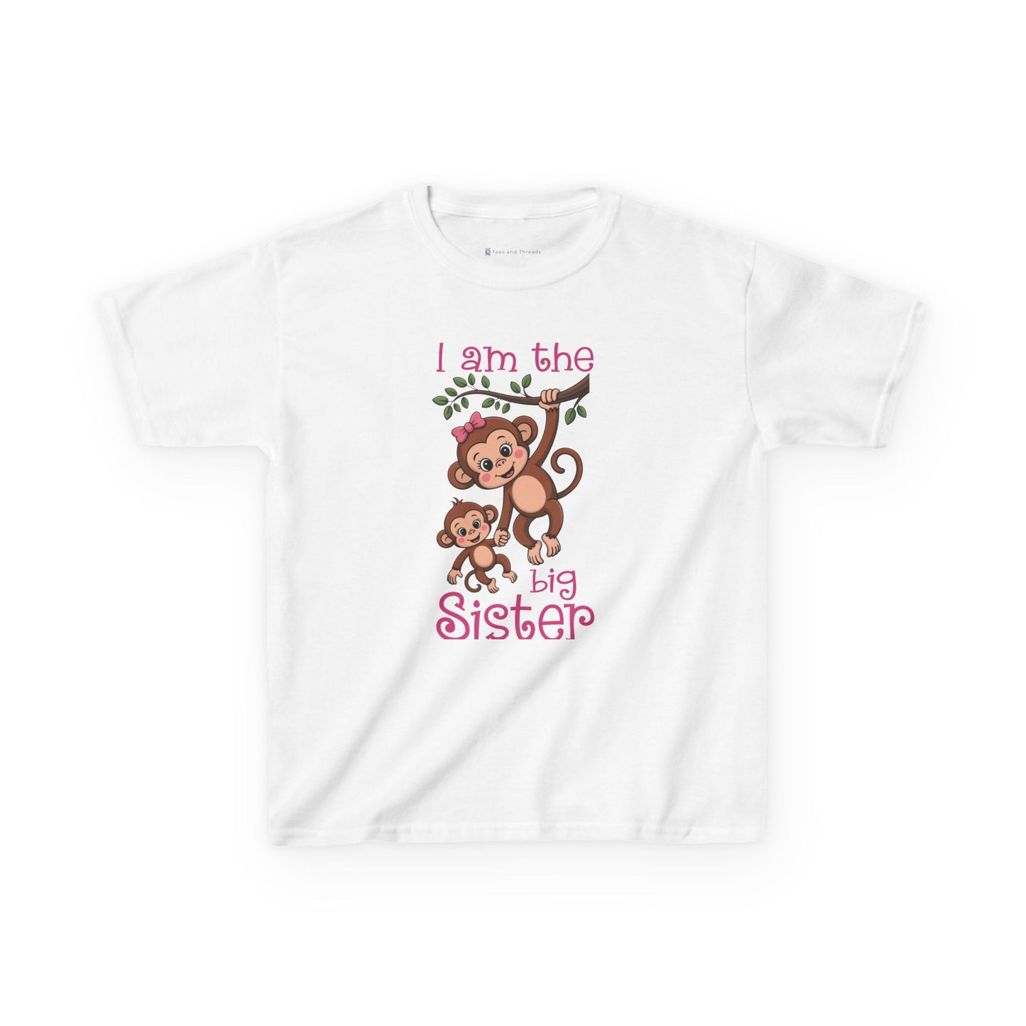 Kids' I Am The Big Sister T-Shirt - 13 colors