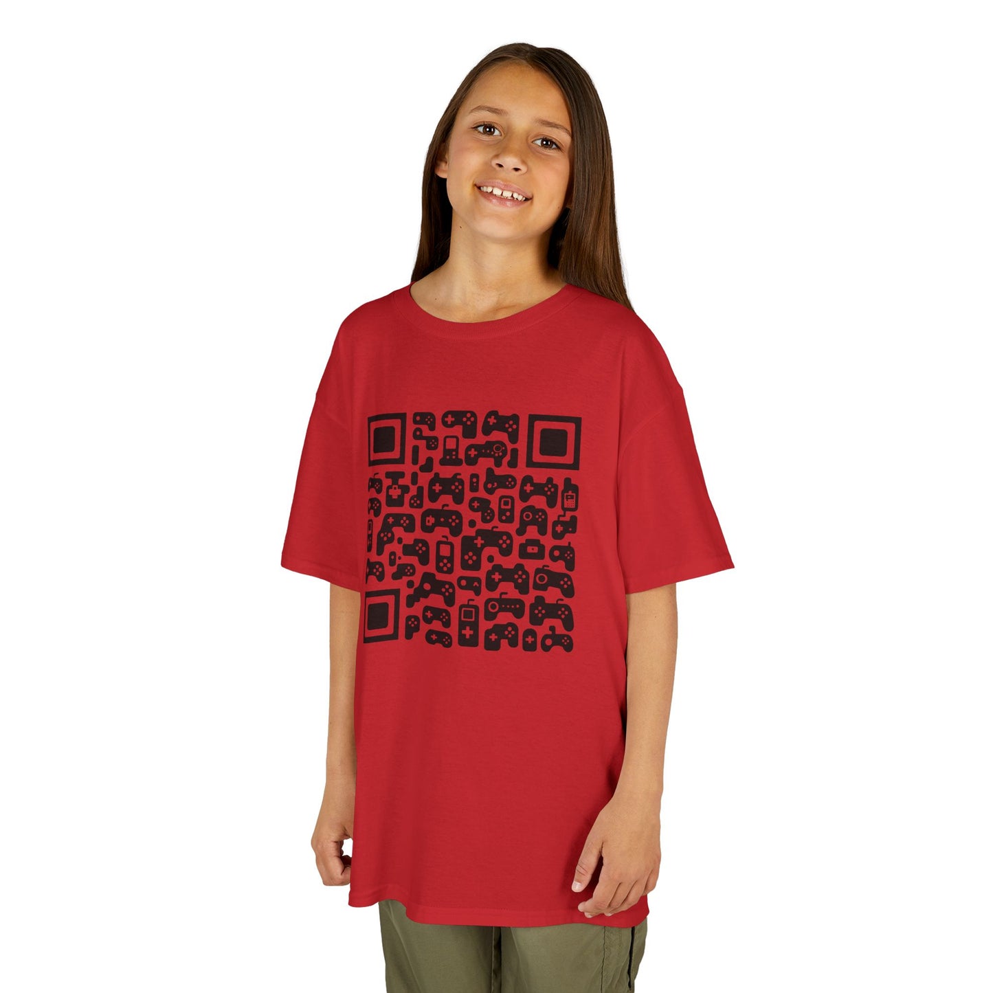 Kids' Gaming QR Code T-shirt - 7 colors