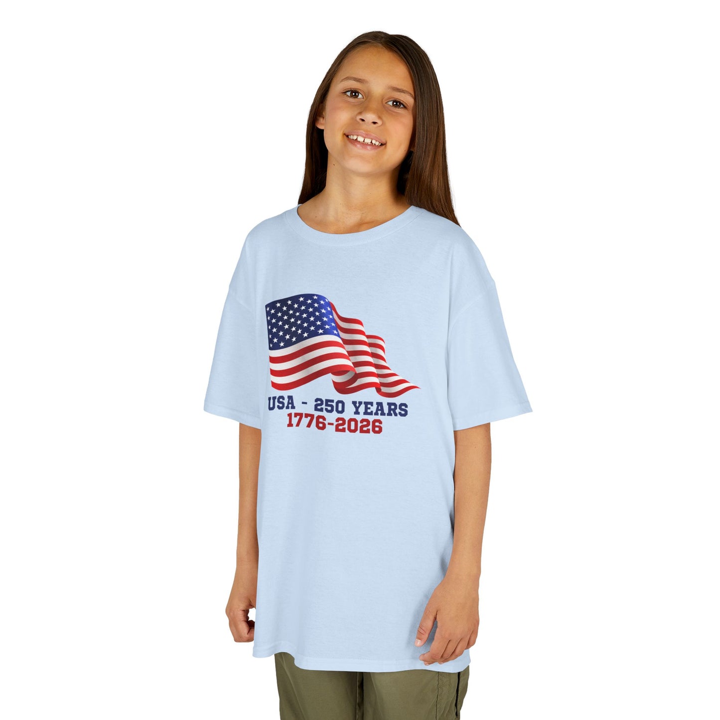 Kids' USA 250 Years Birthday 1776-2026 T-shirt - 15 colors