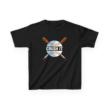 Kids' Crush It Baseball T-Shirt - 8 colors