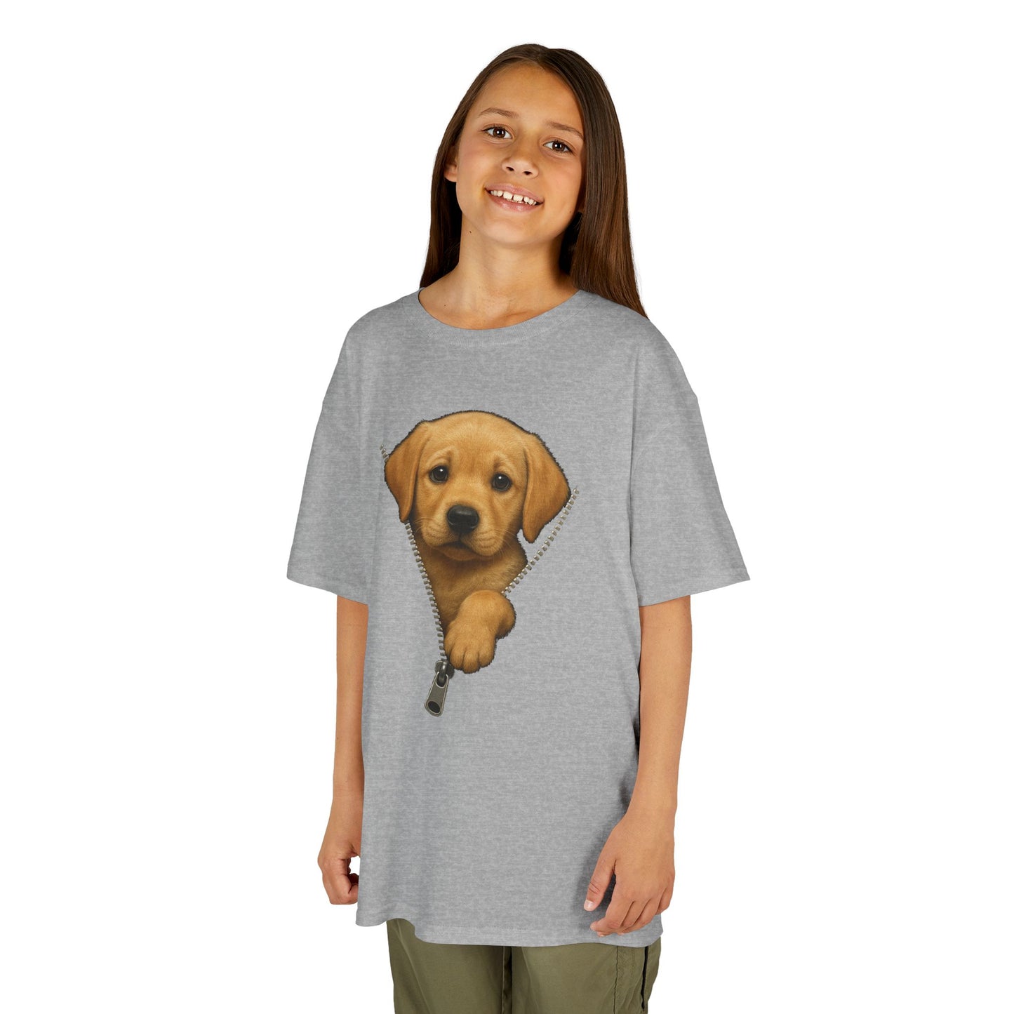 Kids' Peeking Puppy T-shirt - 15 colors