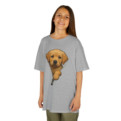 Kids' Peeking Puppy T-shirt - 15 colors