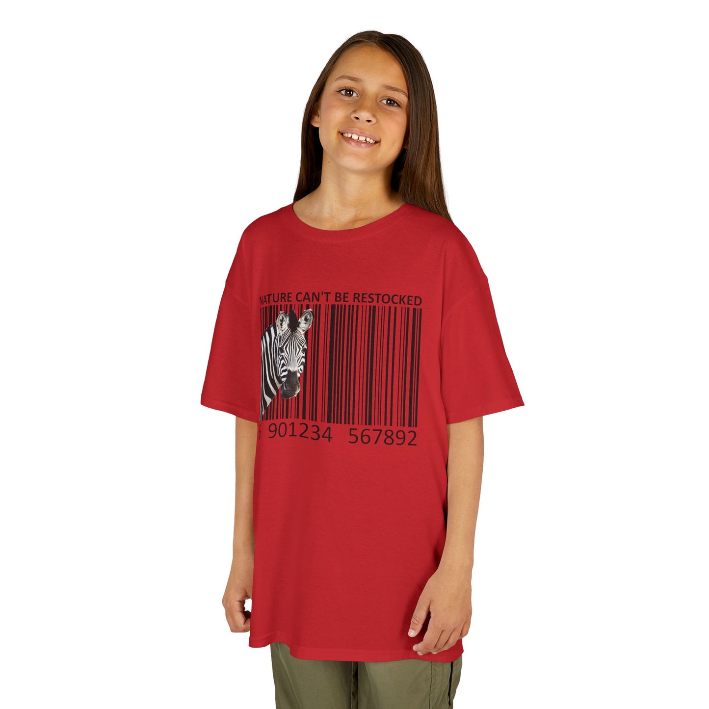 Kids' Nature Can't Be Restocked Zebra T-shirt - 10 colors