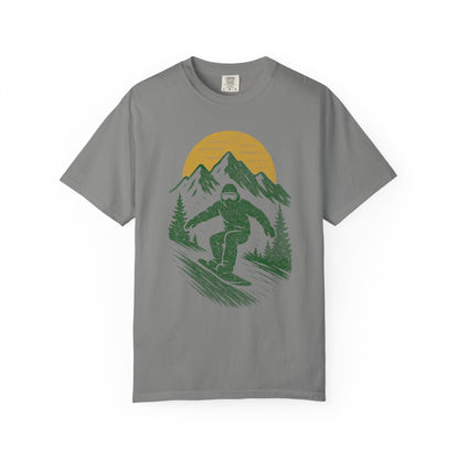 Snowboard Sundown Unisex T-Shirt - 10 colors