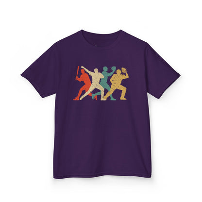 Kids' Baseball Shadows T-Shirt - 13 colors