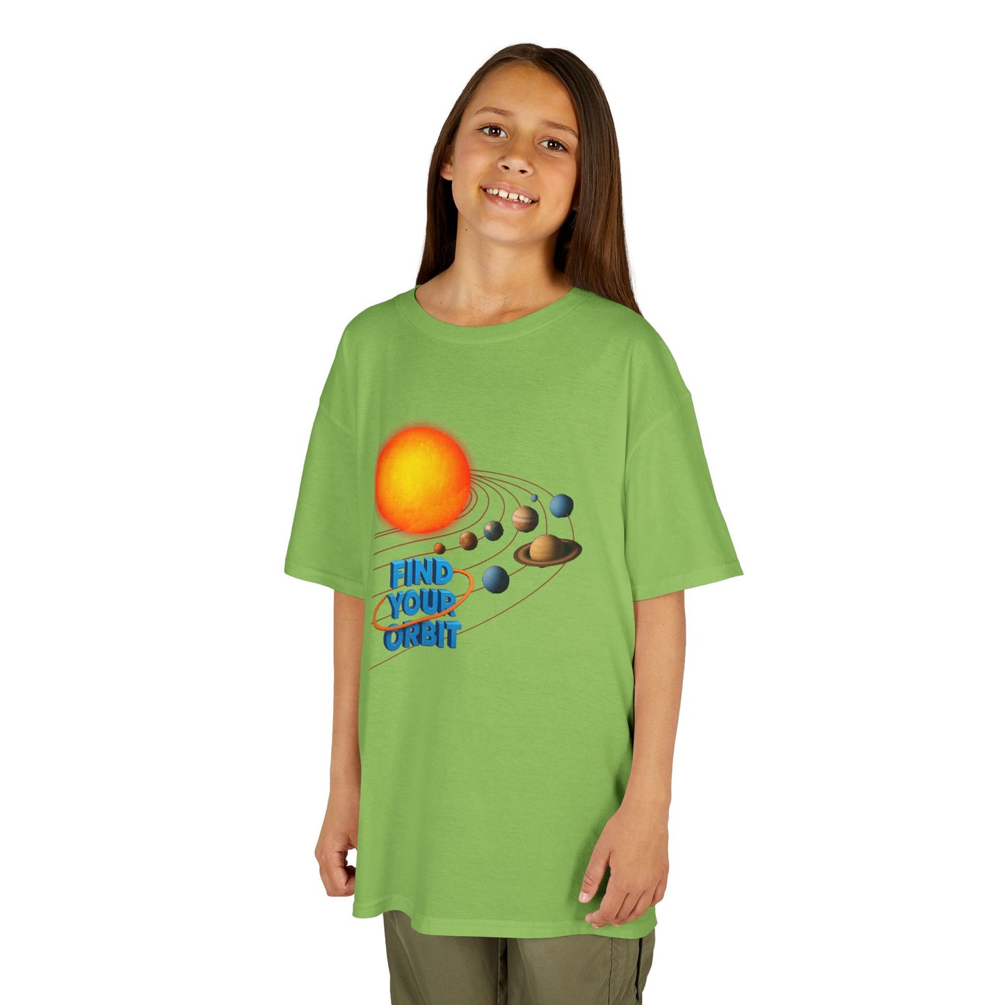 Kids' Find Your Orbit Planets T-shirt - 13 colors