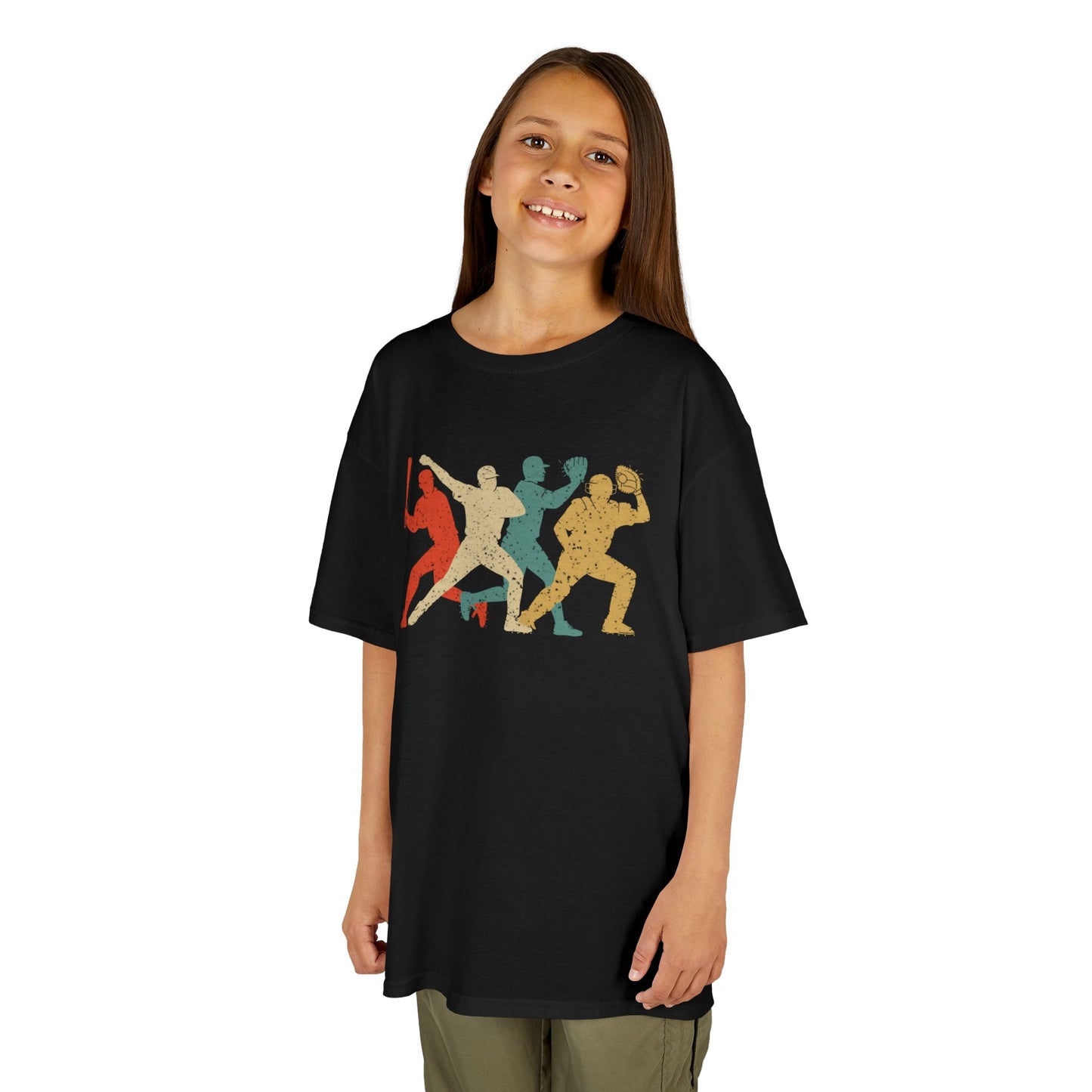 Kids' Baseball Shadows T-Shirt - 13 colors