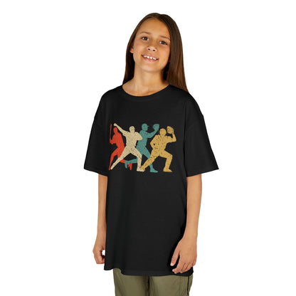 Kids' Baseball Shadows T-Shirt - 13 colors