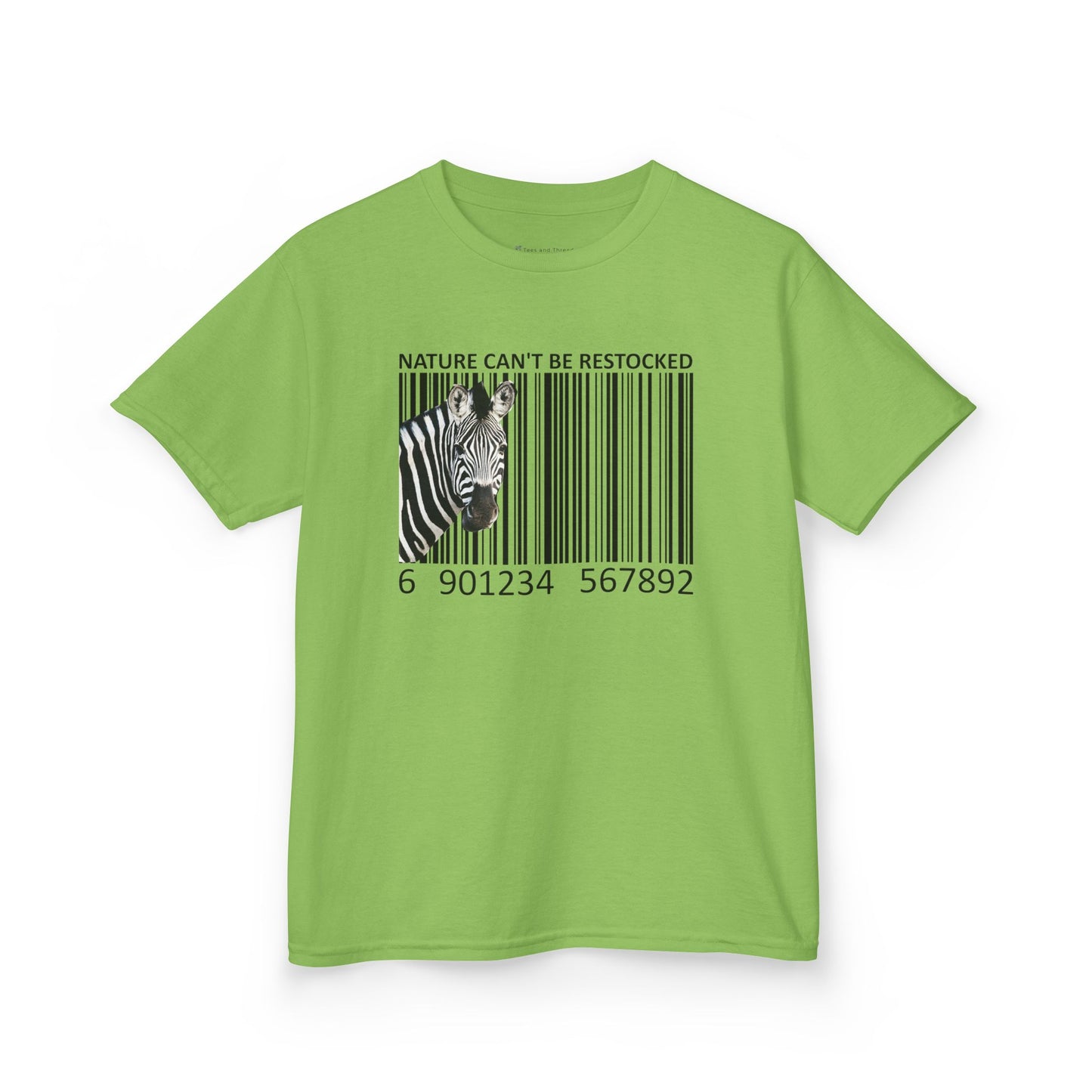 Kids' Nature Can't Be Restocked Zebra T-shirt - 10 colors