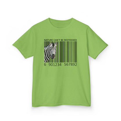 Kids' Nature Can't Be Restocked Zebra T-shirt - 10 colors